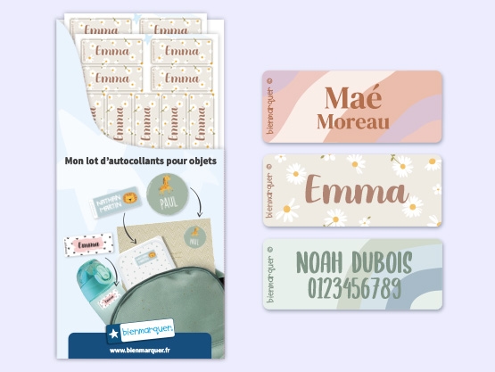 Petites Étiquettes Autocollantes Tendance