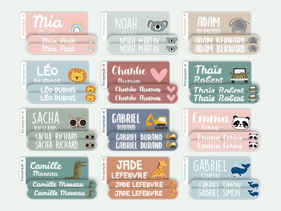 Etiquettes Autocollantes - Kit échantillon