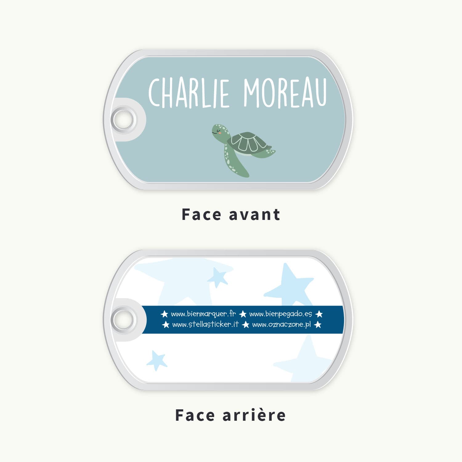 Étiquette cartable