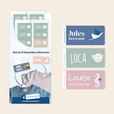 Dreambaby - Étiquettes Autocollantes Vêtements