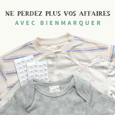Étiquettes autocollantes pour vêtements Aquarelle