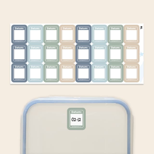 Étiquettes avec Date