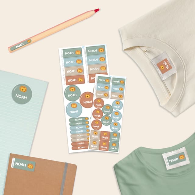 Pack Étiquettes Objets & Vêtements Autocollantes