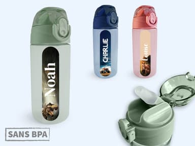 Gourde Enfant Personnalisée au motif réaliste