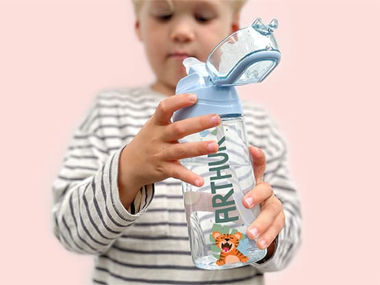 Pack Duo Gourde Enfant Personnalisée
