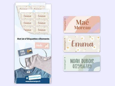 Étiquettes Vêtements Autocollantes Tendance