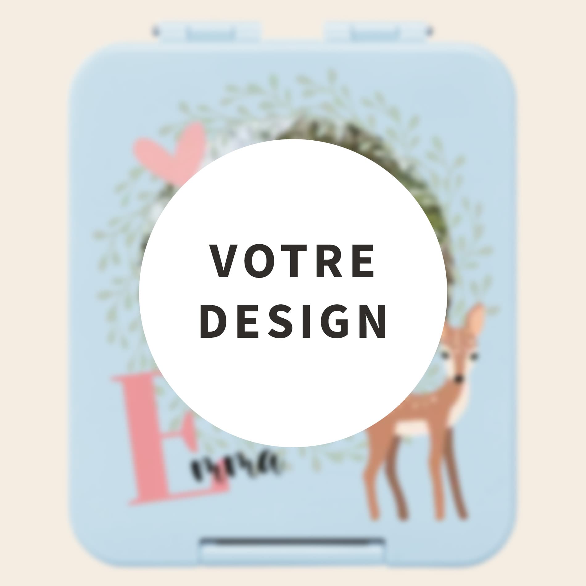 Boîte à goûter sur-mesure