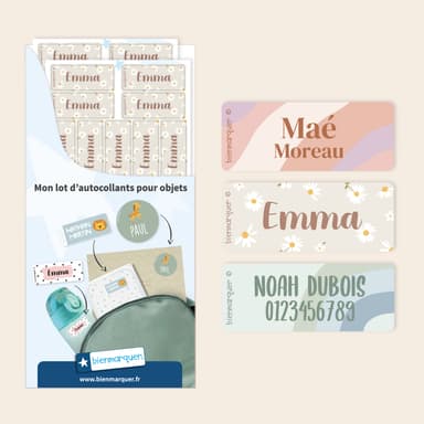 Petites Étiquettes Autocollantes Tendance