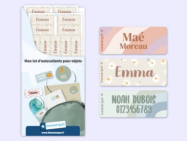 Petites Étiquettes Autocollantes Tendance
