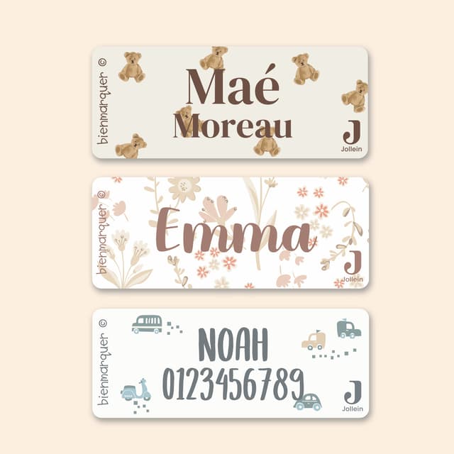 Jollein - Petites Étiquettes Autocollantes