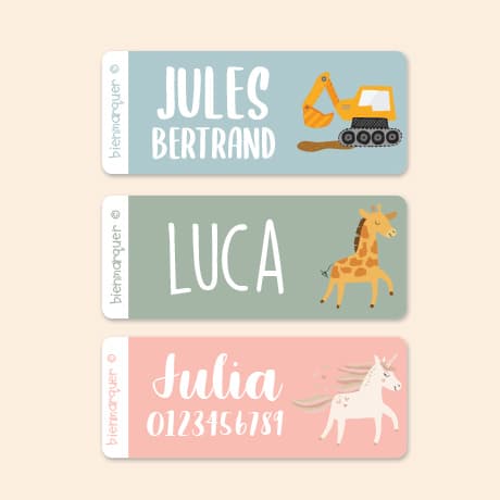 Petites Étiquettes Autocollantes à Thème