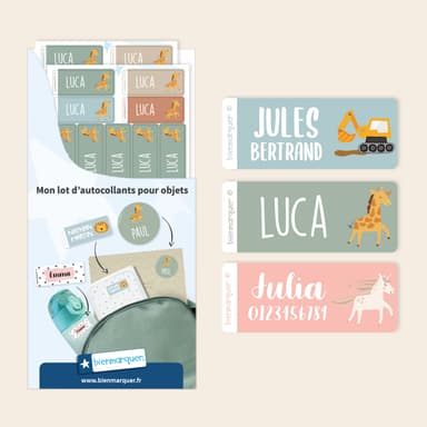 Petites Étiquettes Autocollantes à Thème