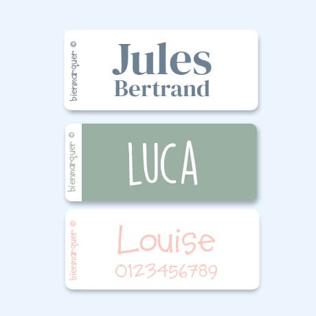 Étiquettes Vêtements Autocollantes Unies