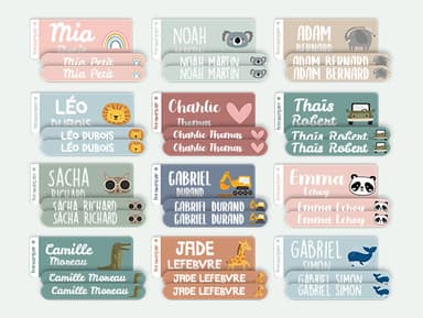 Etiquettes Autocollantes - Kit échantillon