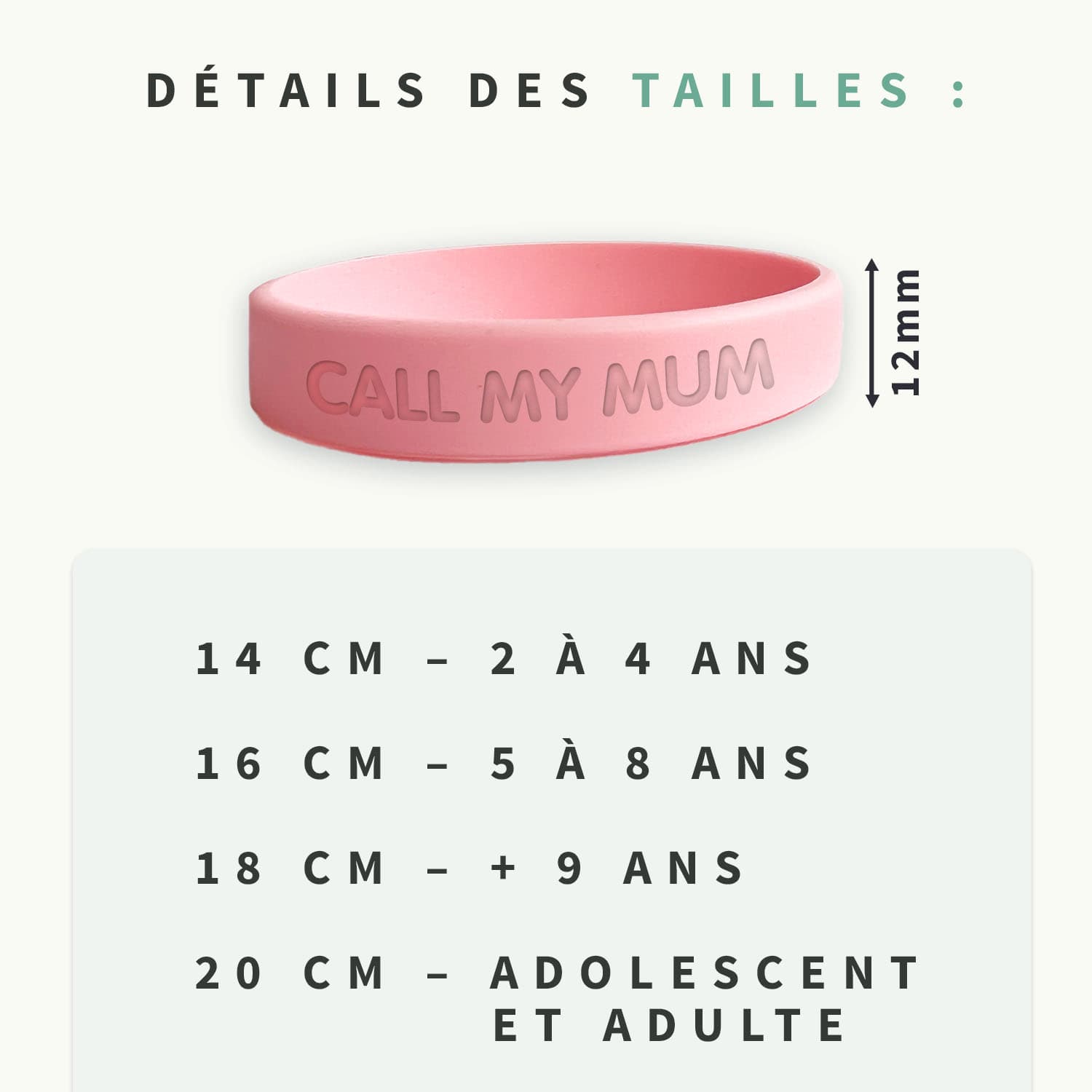 Bracelet SOS classique