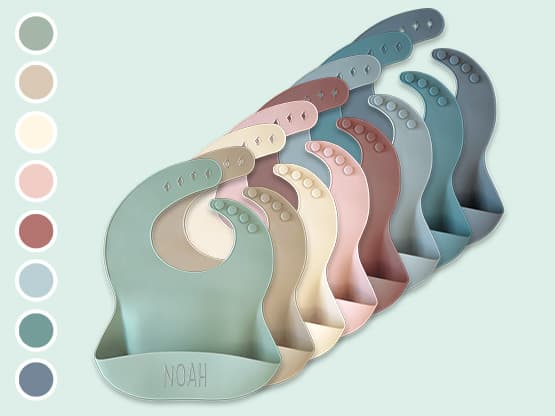 Bavoir Silicone Personnalisé