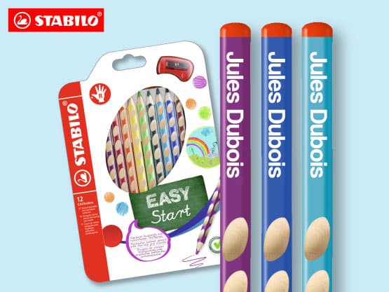Crayons de couleur STABILO personnalisés