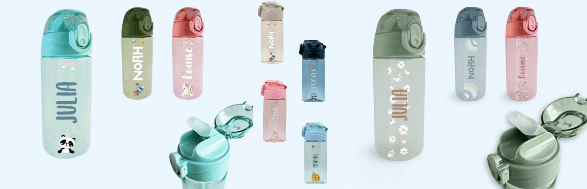 Pourquoi choisir une gourde personnalisée avec paille pour enfants ?