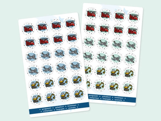 Étiquettes Thermocollantes Rondes
