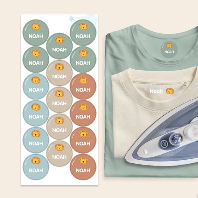 Gamme d’étiquettes thermocollantes pour vêtements