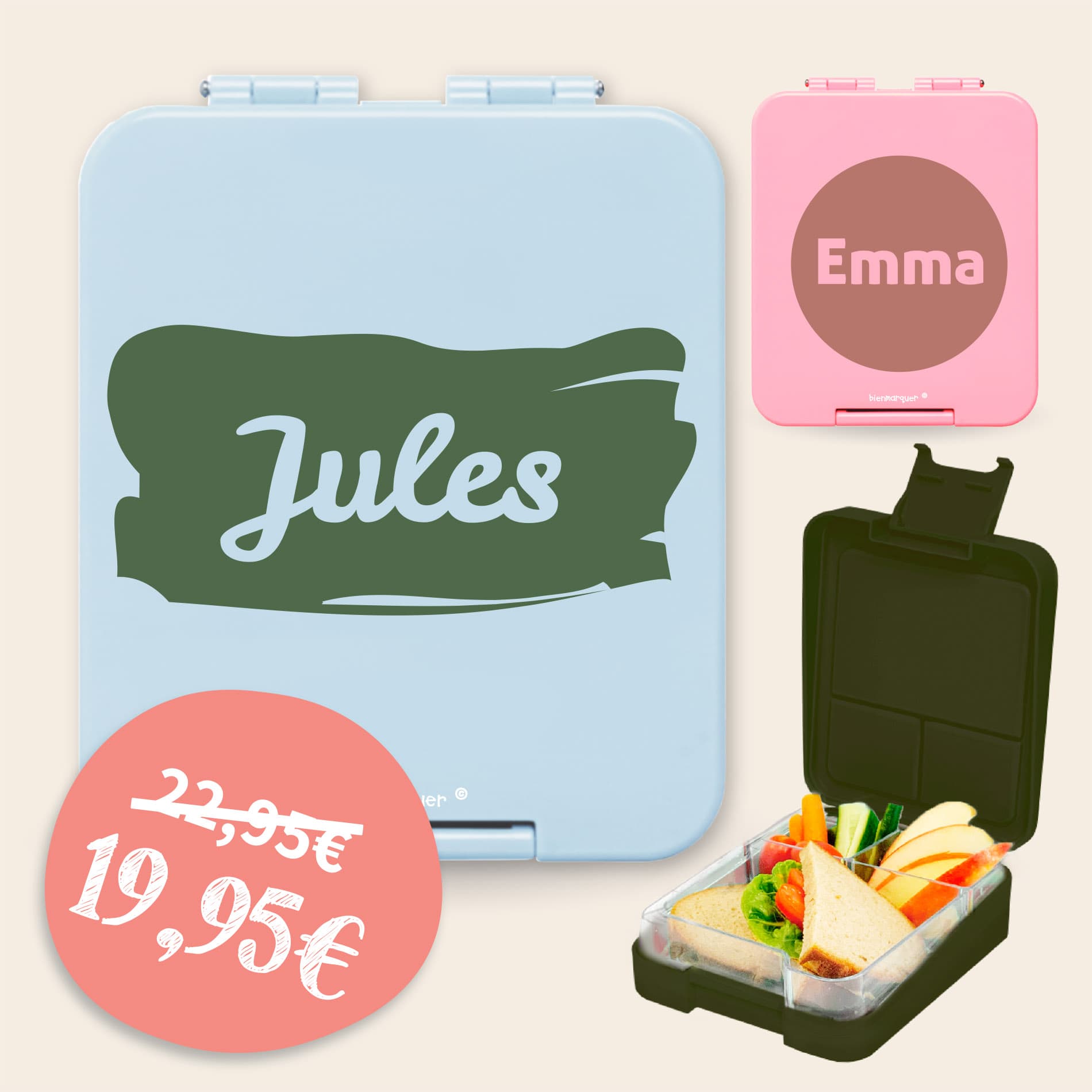 Boite à Goûter Personnalisée Classique