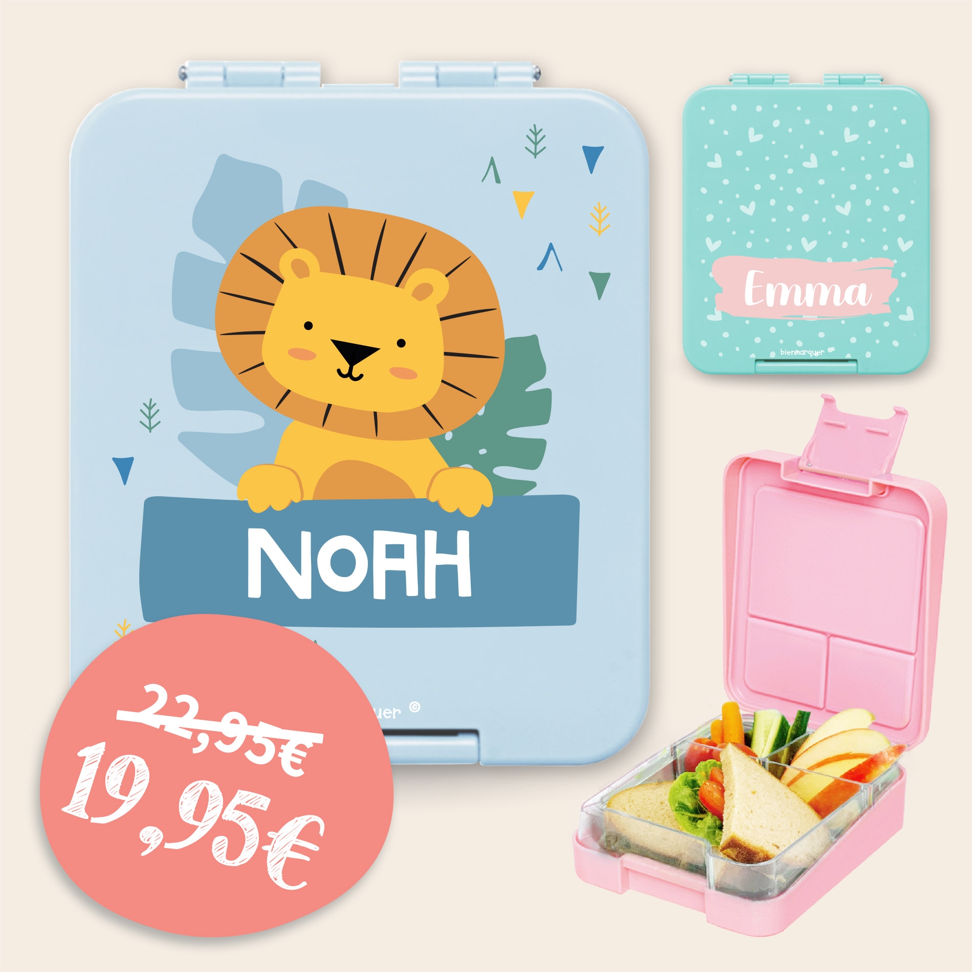 Boîte à Goûter Personnalisée