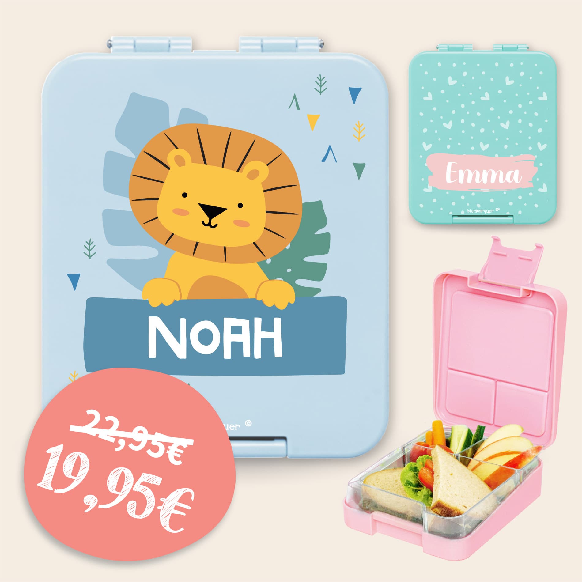 Boîte à Goûter Personnalisée