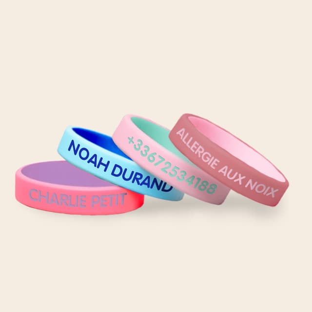 Bracelet SOS bicolore pour enfants