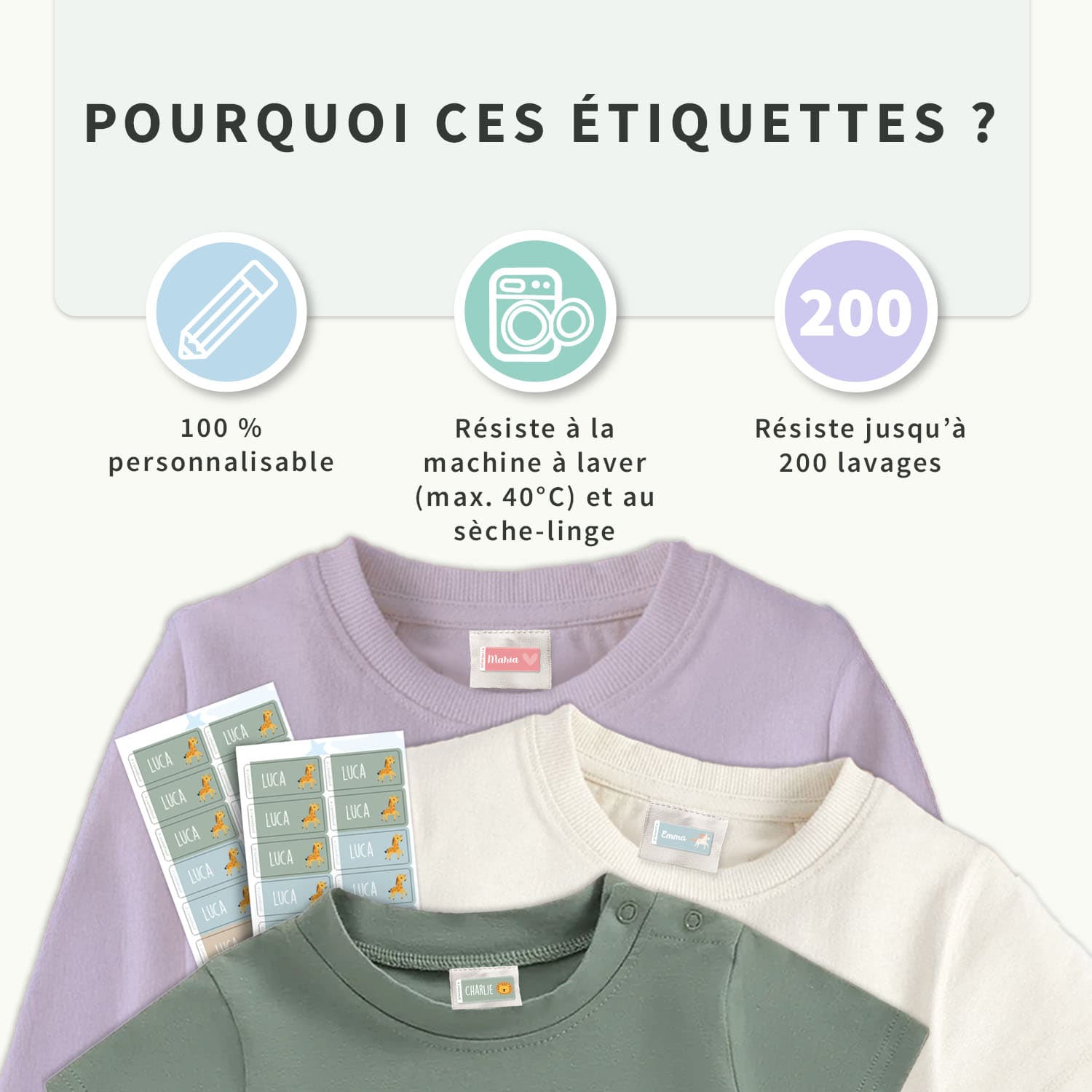 Autocollants Textiles à Thème