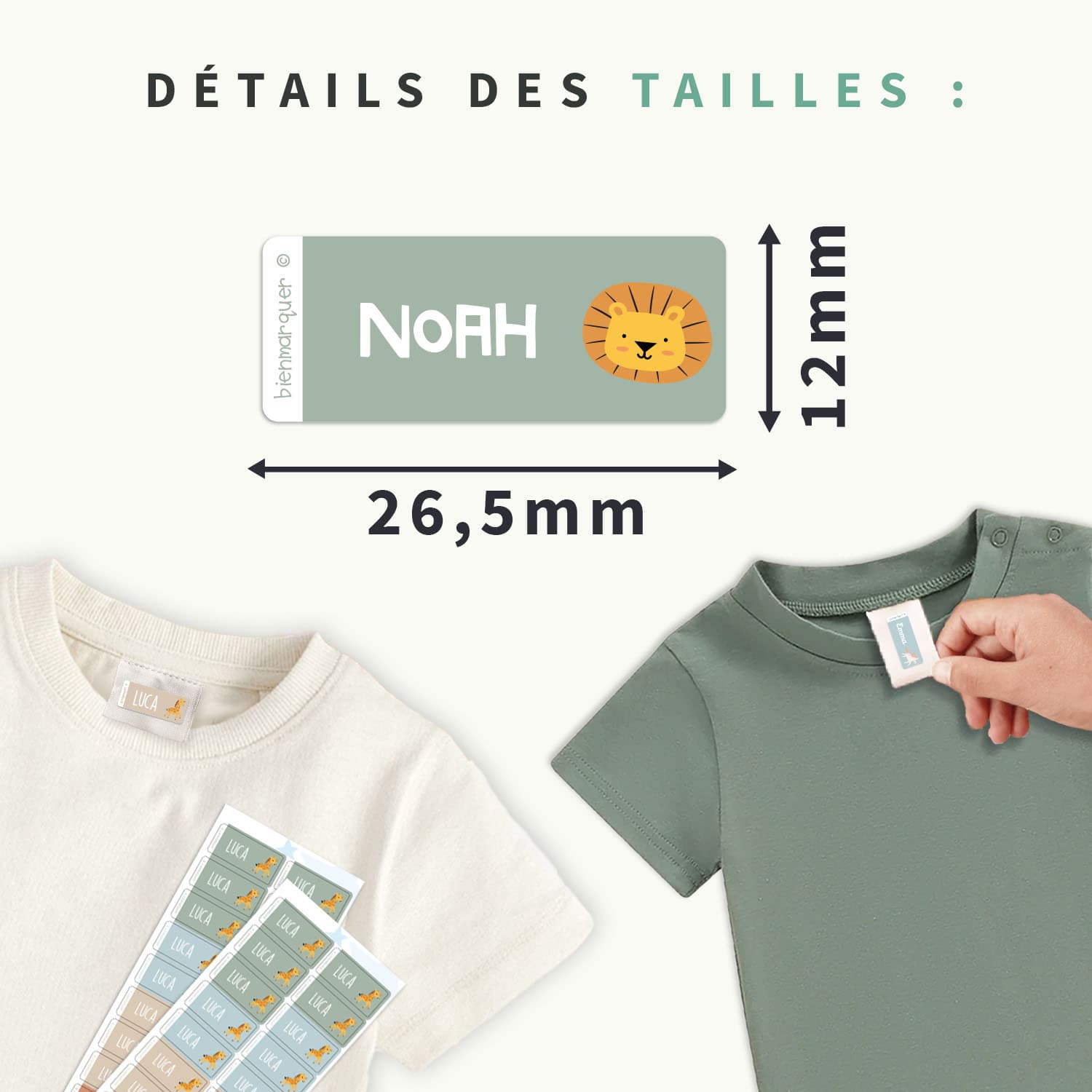 Autocollants Textiles à Thème