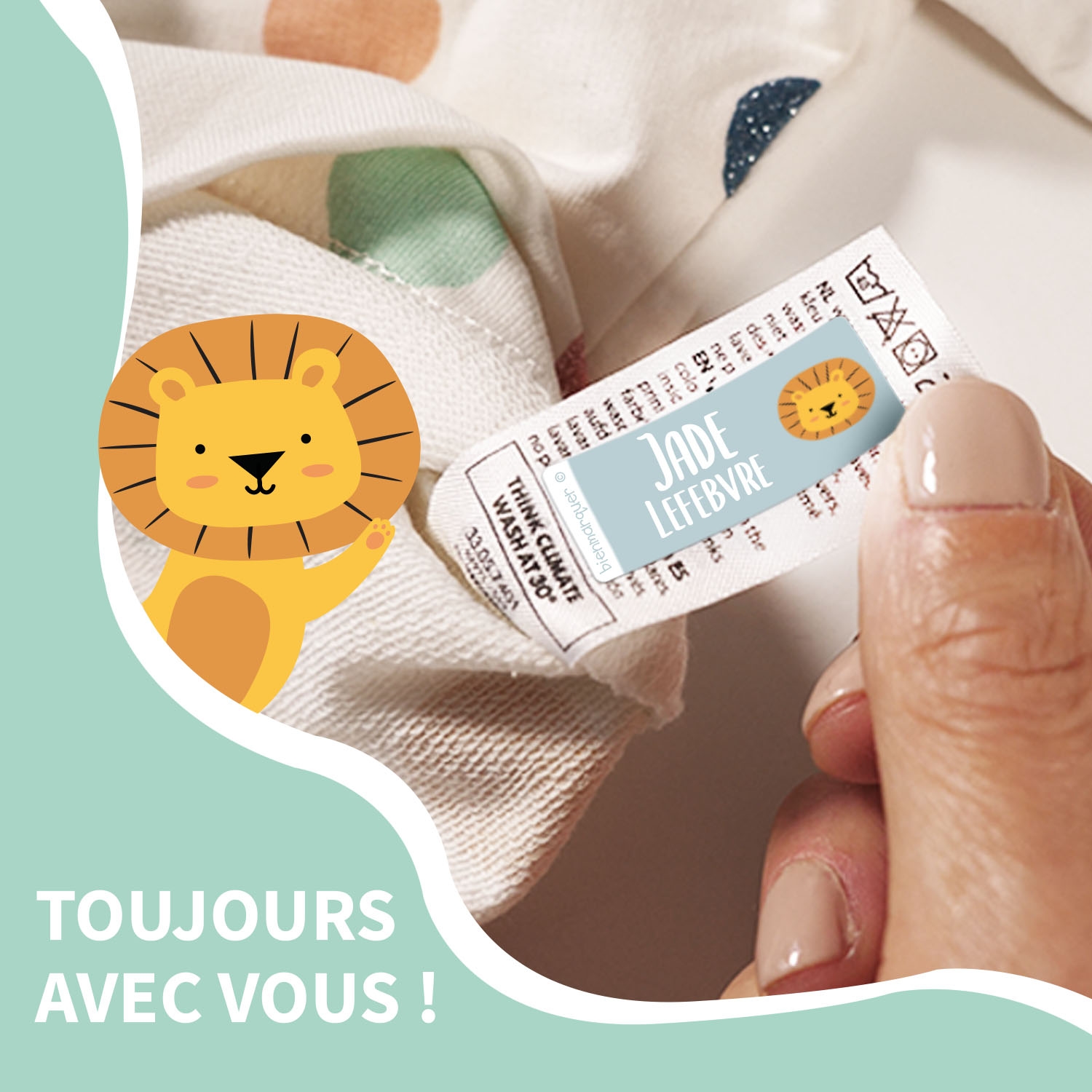Autocollants Textiles à Thème