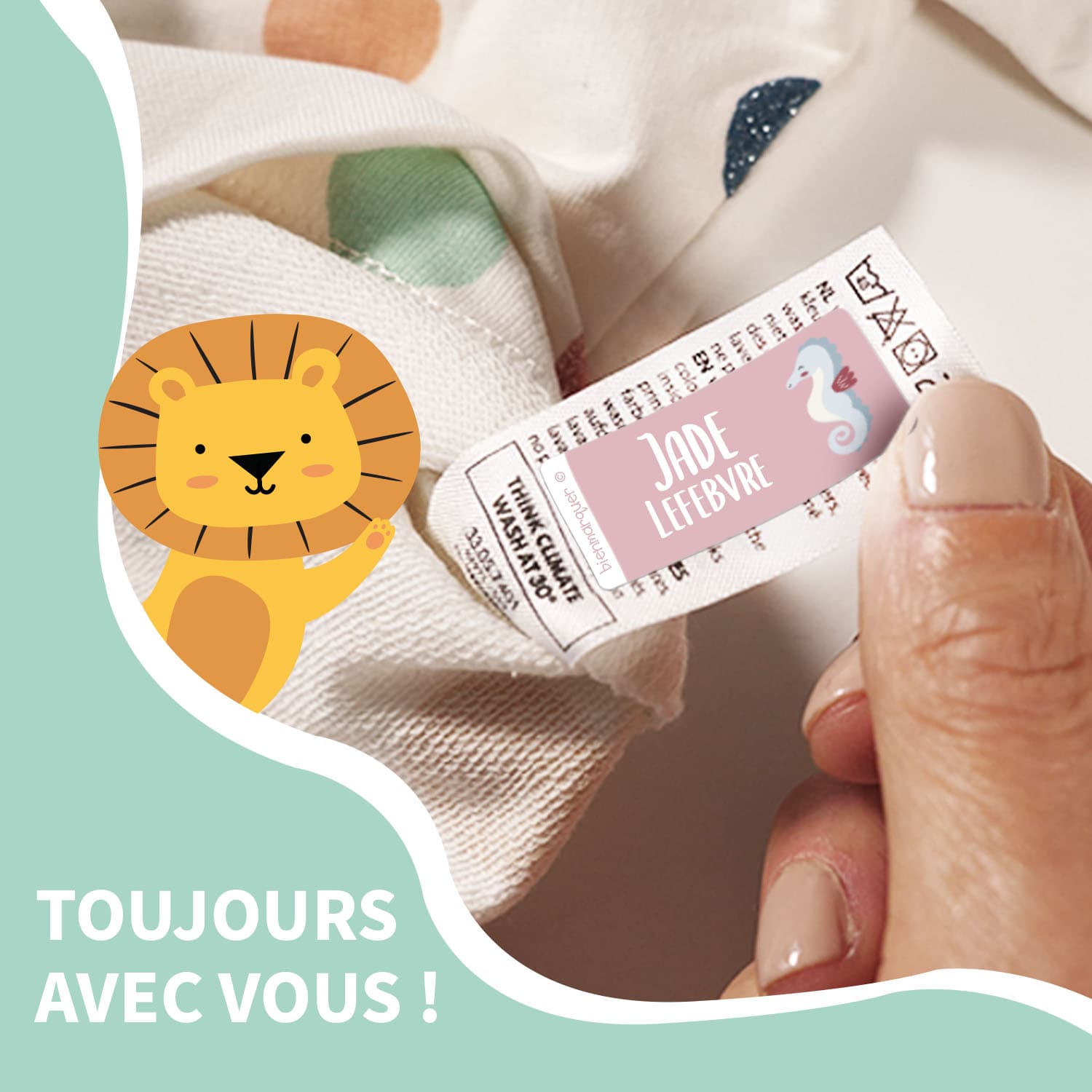 Dreambaby - Étiquettes Autocollantes Vêtements