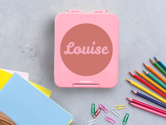 Boite à Goûter Personnalisée Classique