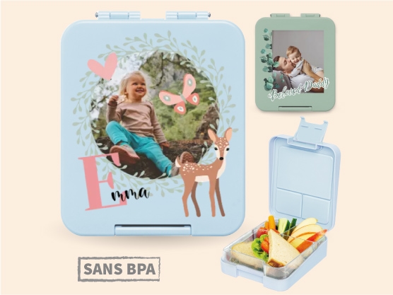 Boîte à goûter sur-mesure