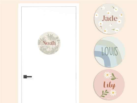 Sticker Tendance pour Porte personnalisé