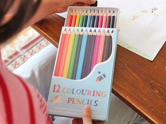 Crayons de couleur personnalisés