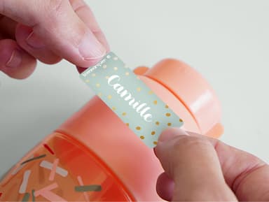 Petites Étiquettes Autocollantes – Design Doré