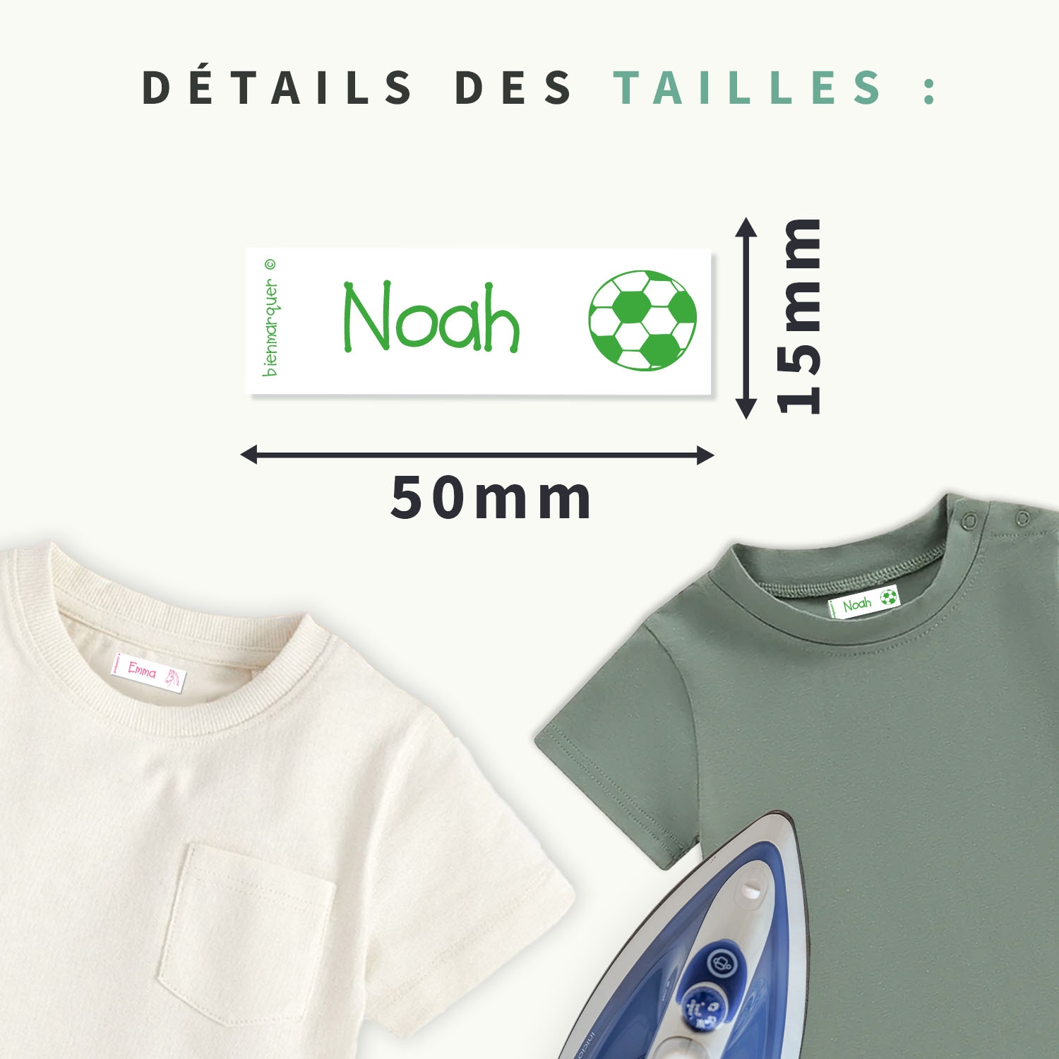 Étiquettes Thermocollantes