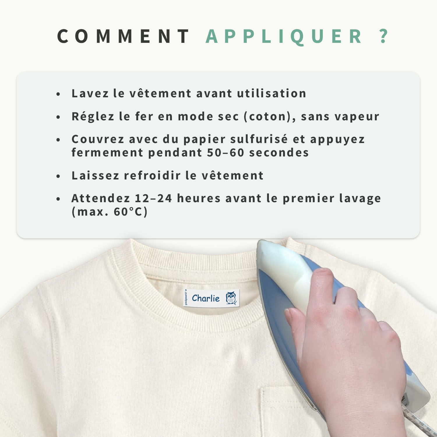 Étiquettes Thermocollantes