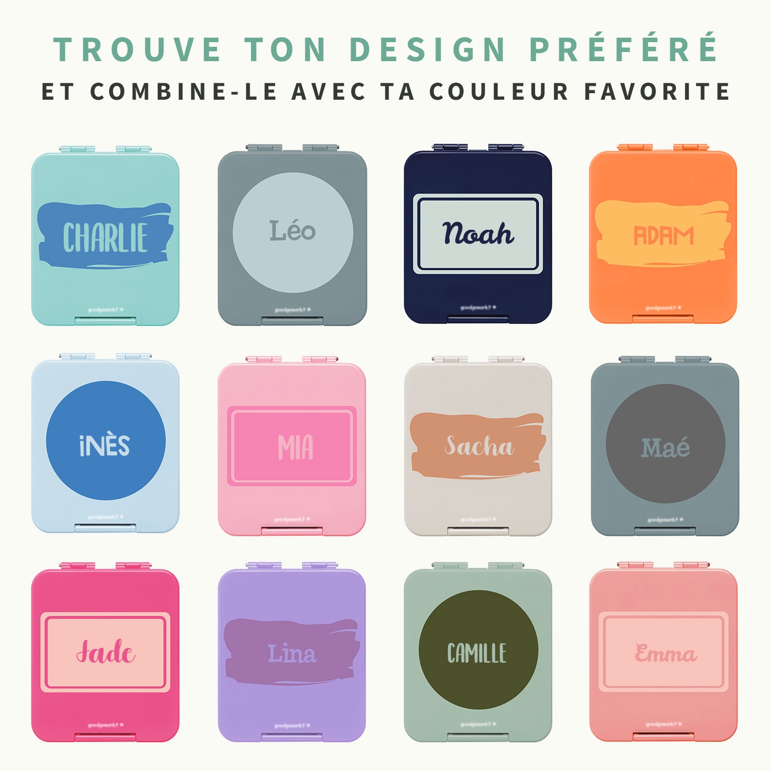 Boite à Goûter Personnalisée Classique