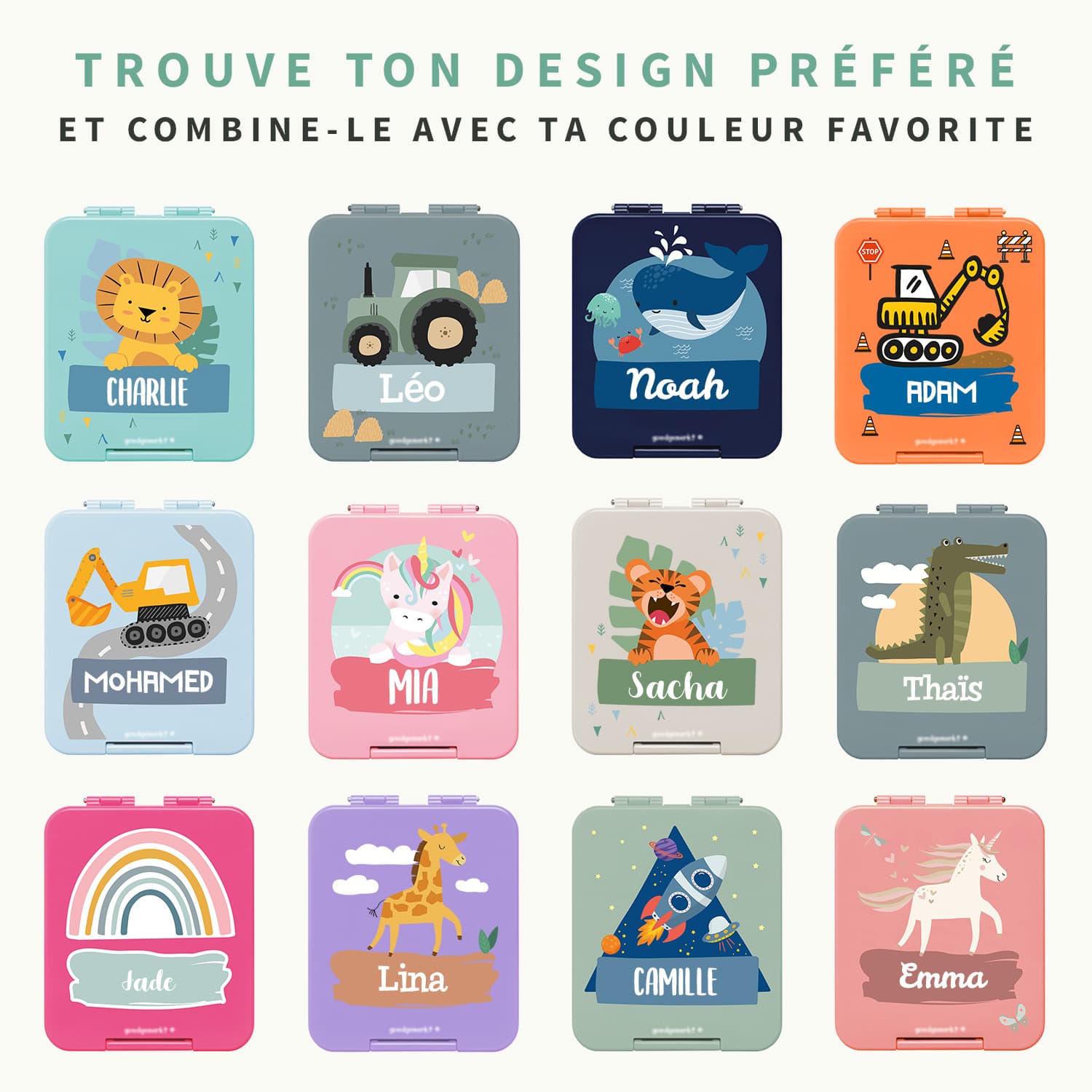 Boîte à Goûter Personnalisée