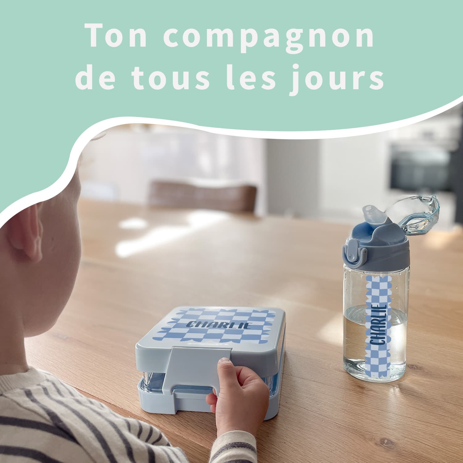 Boîte à Goûter Personnalisée Tendance