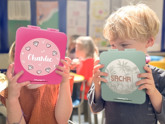 Boîte à Goûter Personnalisée Tendance