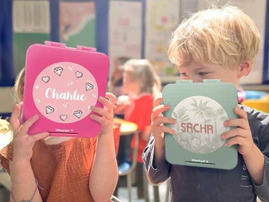 Boîte à Goûter Personnalisée Tendance