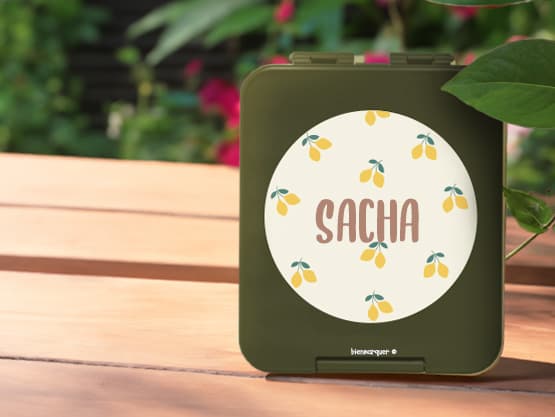 Boîte à Goûter Personnalisée Tendance