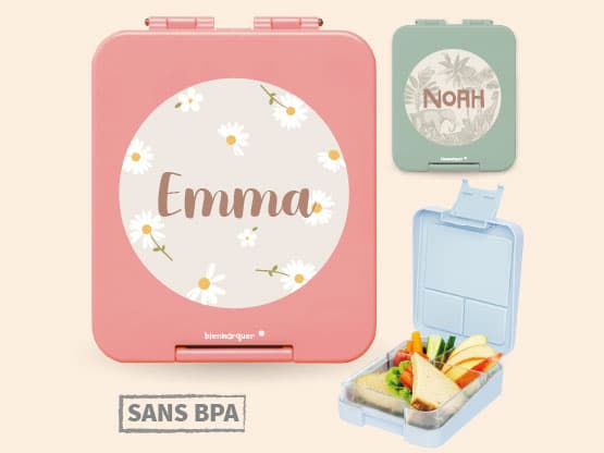 Boîte à Goûter Personnalisée Tendance