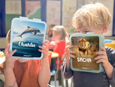 Boîte à Goûter Personnalisée au motif réaliste