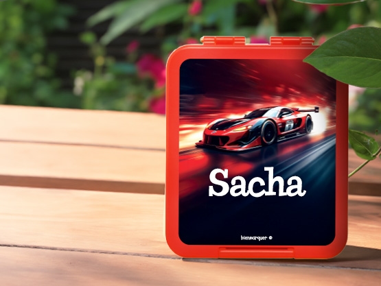 Boîte à Goûter Personnalisée au motif réaliste