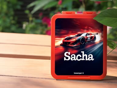 Boîte à Goûter Personnalisée au motif réaliste