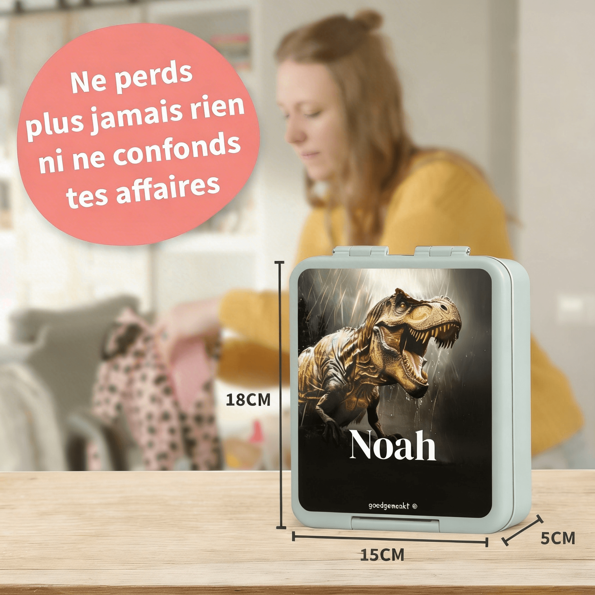 Boîte à Goûter Personnalisée au motif réaliste